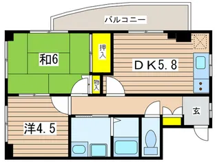 第2タナカビル【2階】の間取り