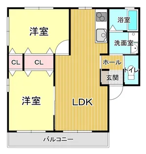 オリビエ【2階】の間取り