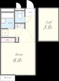 ヴィラ・メテオ【2階】の間取り