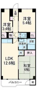 志木ファイブハイツ【2階】の間取り