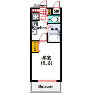 S・Eファースト【1階】の間取り