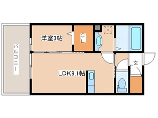 セジュールGの間取り