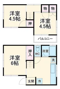 千葉県松戸市栄町6【一戸建】の間取り