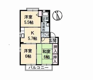 シャーメゾンI番館【2階】の間取り