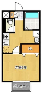 津田沼ハイツ【1階】の間取り