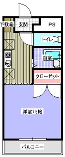 グランドール中央【2階】の間取り