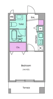 東京都中央区新川2【マンション】の間取り