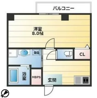 エヌエムスワサントオンズノース【3階】の間取り