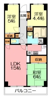 翠峯壱番館【4階】の間取り