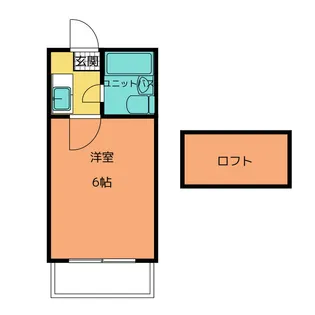 プラザ・ドゥ・プラシッド【2階】の間取り