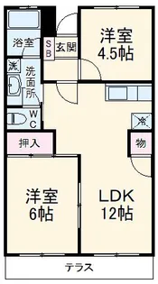 第4落合マンション【1階】の間取り