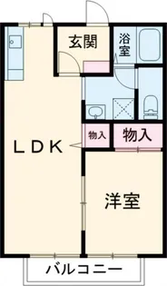 サンハイツアーデルIII【2階】の間取り