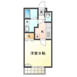 ハピネス多賀【2階】の間取り