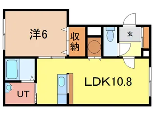 ベイクリスタル【3階】の間取り