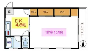 北砂中央ビル【2階】の間取り