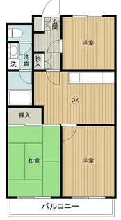 グリーンパーク二俣【2階】の間取り
