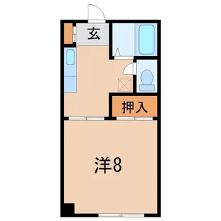 パールメゾン五番館【1階】の間取り