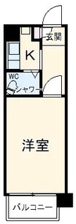 フラッツ100【5階】の間取り