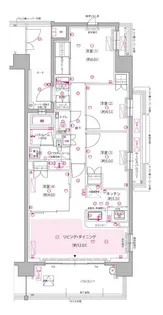東京都三鷹市下連雀7【マンション】の間取り