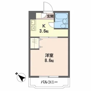 セイントフローレンスII【2階】の間取り