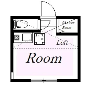 ユナイト台町 シャルル・エドワード【2階】の間取り