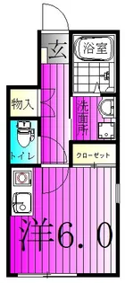 ベレガンス新鎌ヶ谷II【1階】の間取り