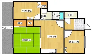 アンジェリーク【3階】の間取り