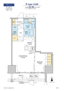 東京都新宿区四谷3【マンション】の間取り