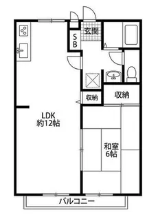 ストークネストII【1階】の間取り