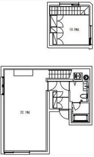 Bark Lane Ebisu バークレーン恵比寿の間取り