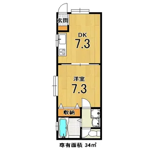 コットンハウスII【1階】の間取り