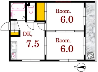 広島県広島市中区千田町3【マンション】の間取り