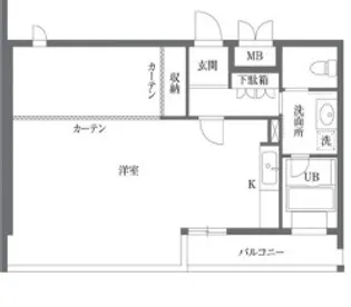 東京都町田市能ヶ谷1【マンション】の間取り