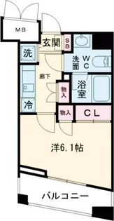 メインステージ大山【7階】の間取り