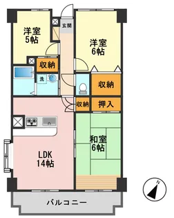 東京都江戸川区南篠崎町1【マンション】の間取り