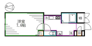 東京都中野区中野3【マンション】の間取り