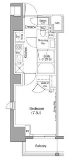 ザ・パークハビオ巣鴨【11階】の間取り