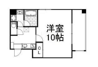 京都府京都市下京区観喜寺町【マンション】の間取り