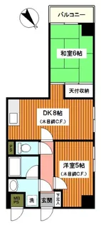 Liz平沼橋【3階】の間取り