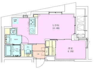 恵比寿レジデンス参番館【2階】の間取り