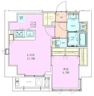 恵比寿レジデンス参番館【2階】の間取り