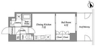 ENetial代官山【3階】の間取り