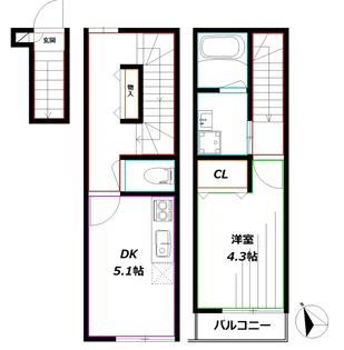 ソルナクレイシア吉祥寺の間取り