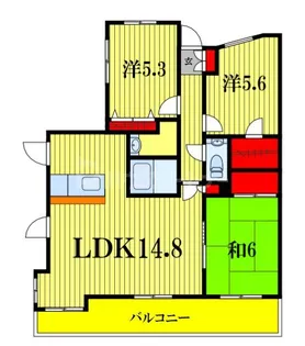 ラ・フォレ21【4階】の間取り