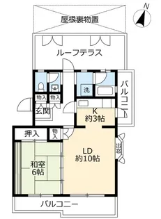 UR真美ヶ丘6丁目【5階】の間取り