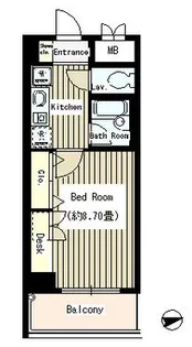 協和高輪マンション【3階】の間取り