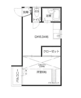 コンフォート谷塚【1階】の間取り