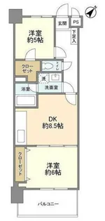 レジェンド江古田【2階】の間取り