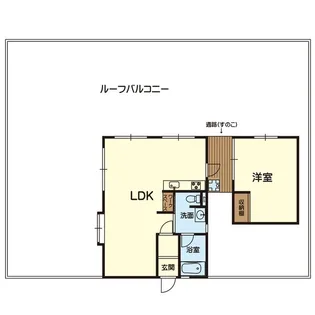 デメテルハウス神水【4階】の間取り