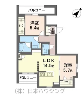 ザ・グランツ大倉山【3階】の間取り